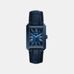 Carraway Men Quartz Blue Dial Analog Leather Watch FS6170