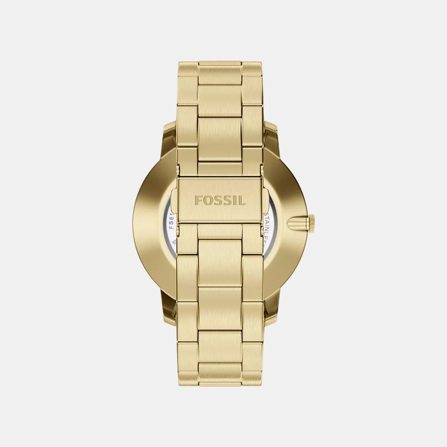 Minimalist Men Quartz Gold Dial Analog Stainless Steel Watch FS6181