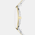 Minimalist Men Quartz Black Dial Analog Stainless Steel Watch FS6182