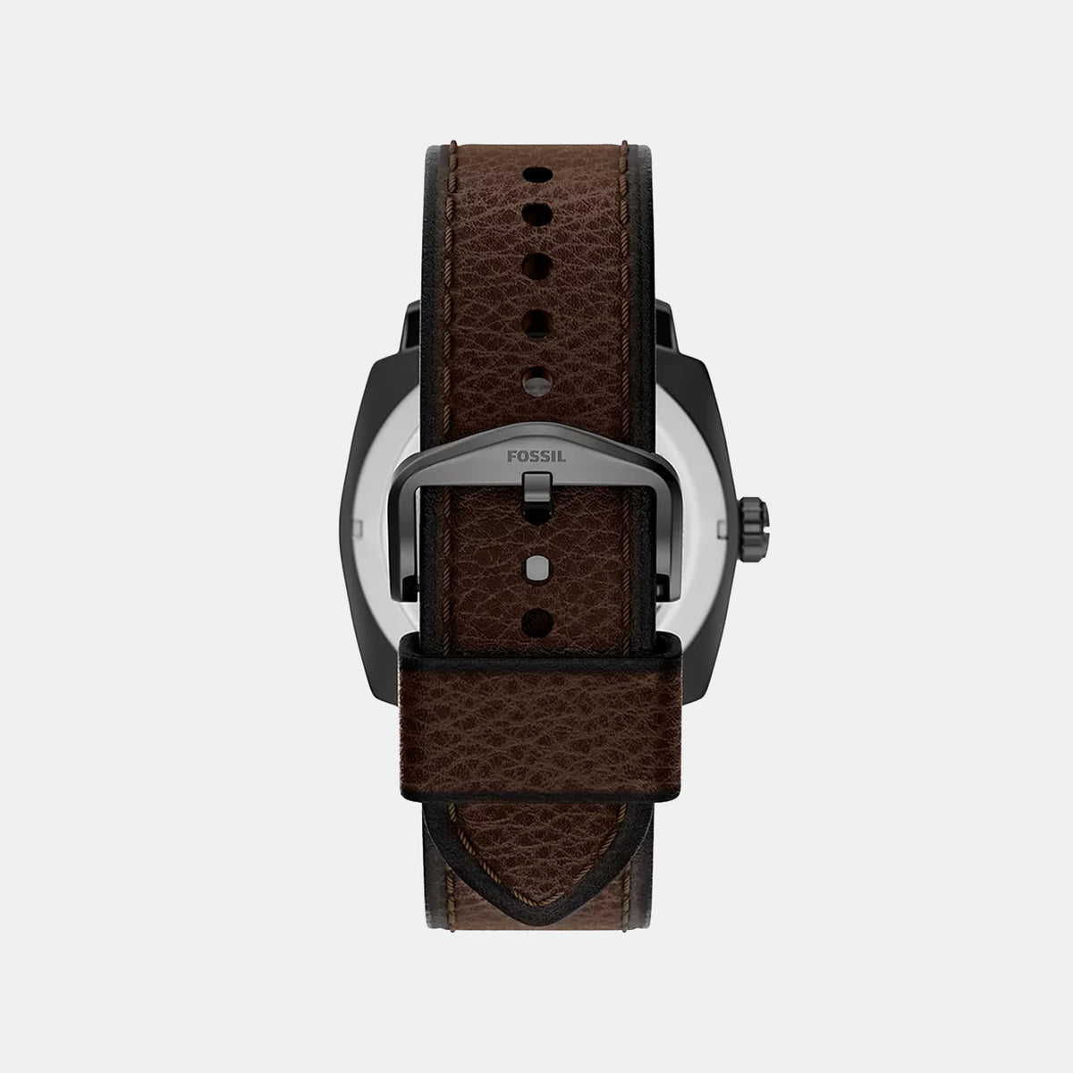 Machine Men Quartz Black Dial Analog Leather Watch FS6187