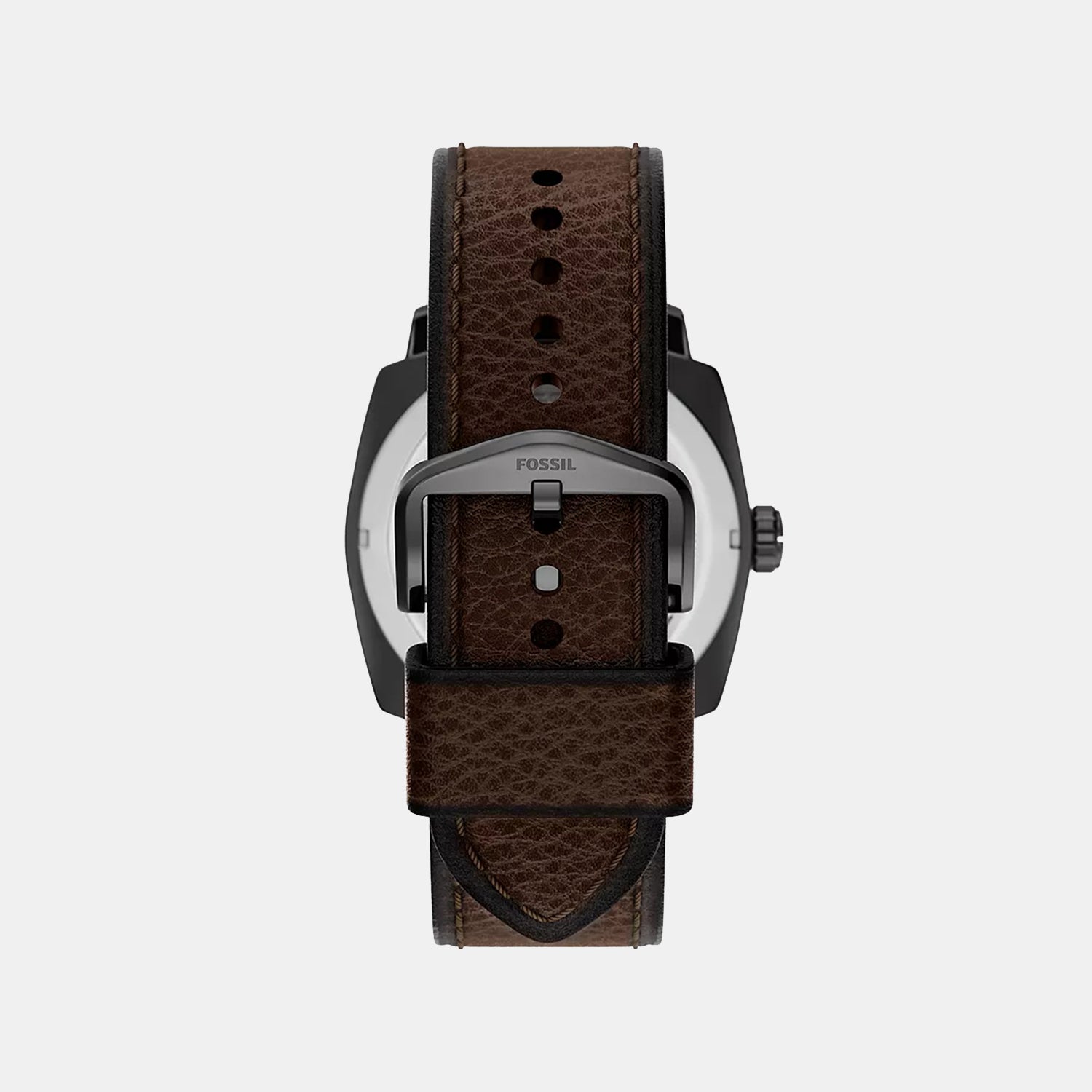 Machine Men Quartz Black Dial Analog Leather Watch FS6187