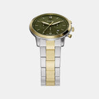Neutra Men Quartz Green Dial Chronograph Stainless Steel Watch FS6189