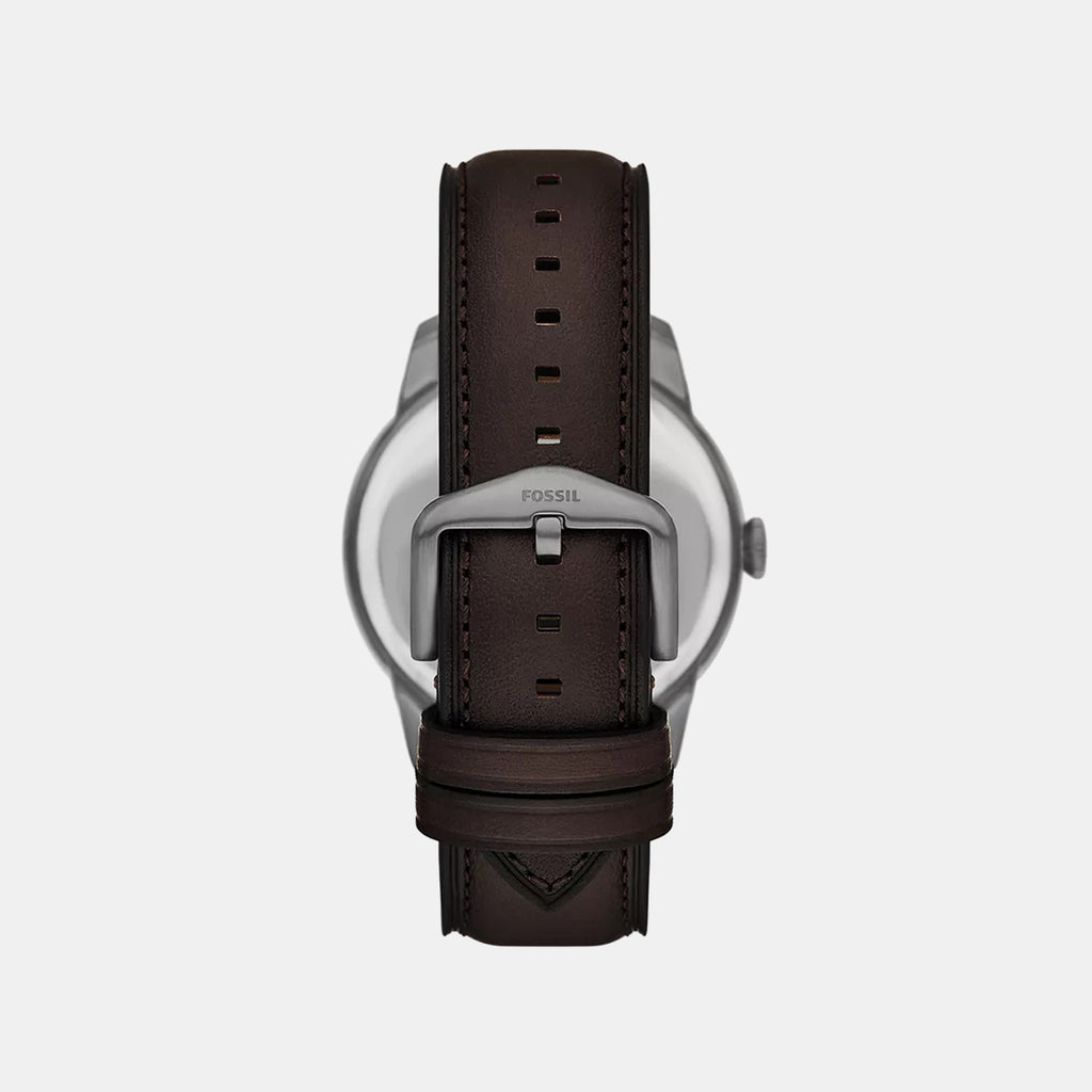Townsman Men Quartz Black Dial Analog-digital Leather Watch FS6191