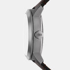 Townsman Men Quartz Black Dial Analog-digital Leather Watch FS6191