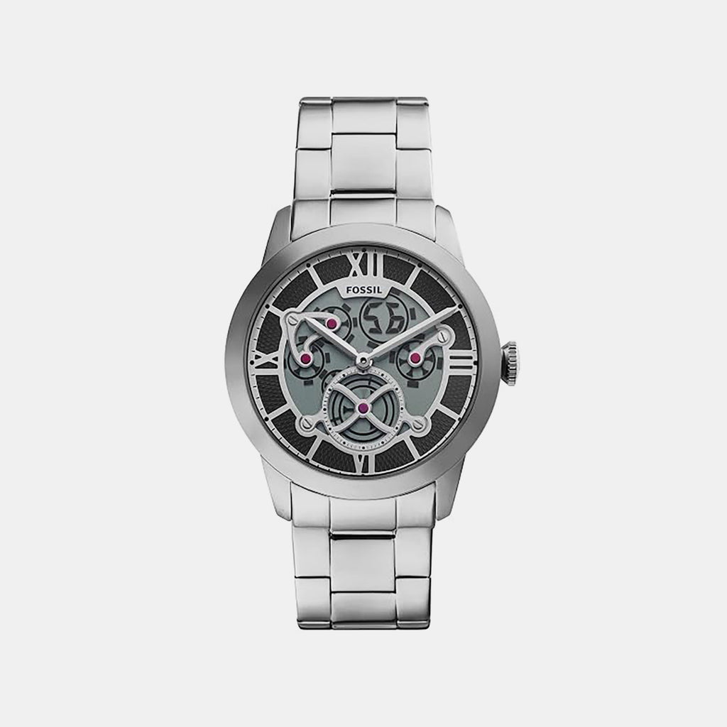 Townsman Big Tic Men Quartz Silver Dial Analog-Digital Stainless Steel Watch FS6192