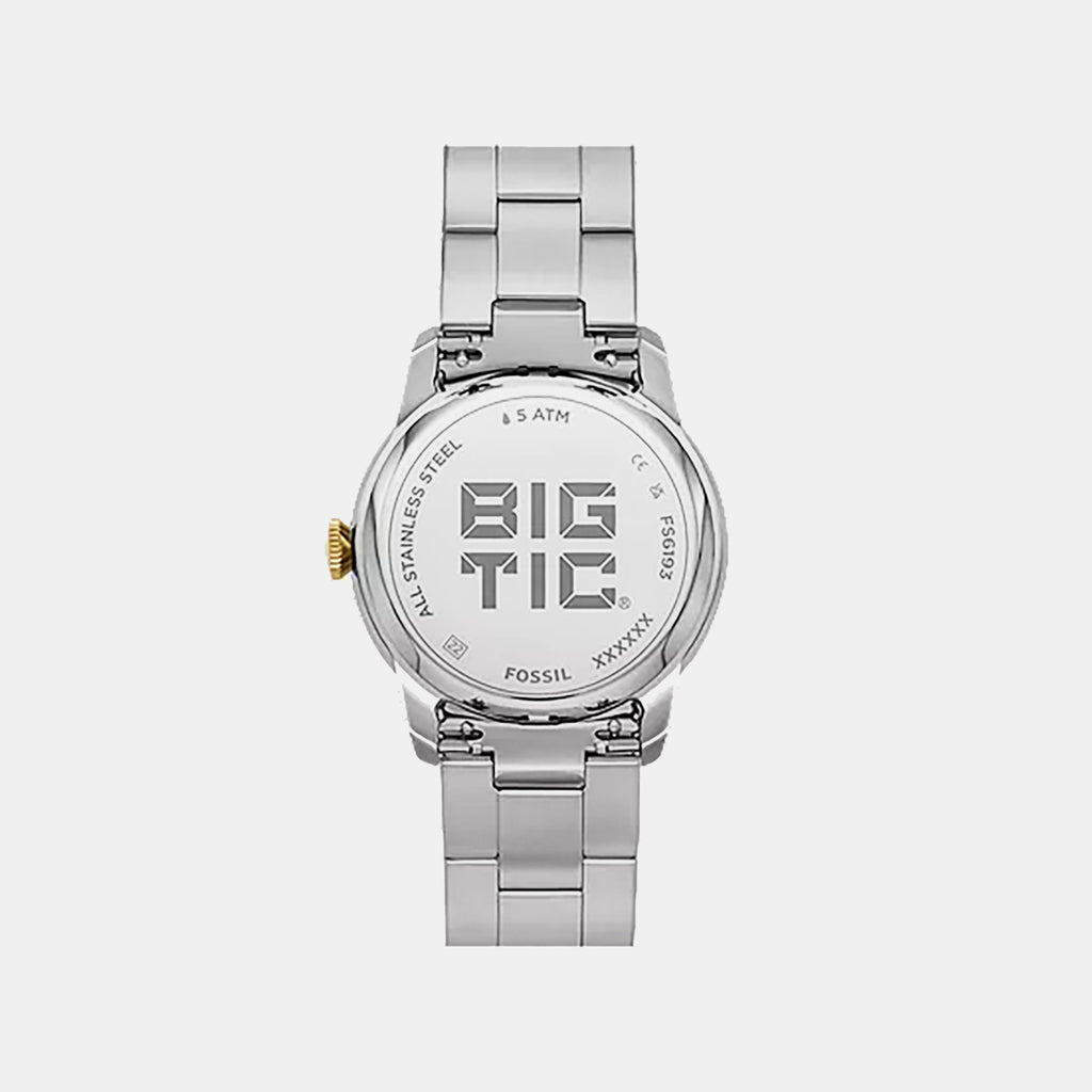 Townsman Men Quartz Silver Dial Analog-digital Stainless Steel Watch FS6193