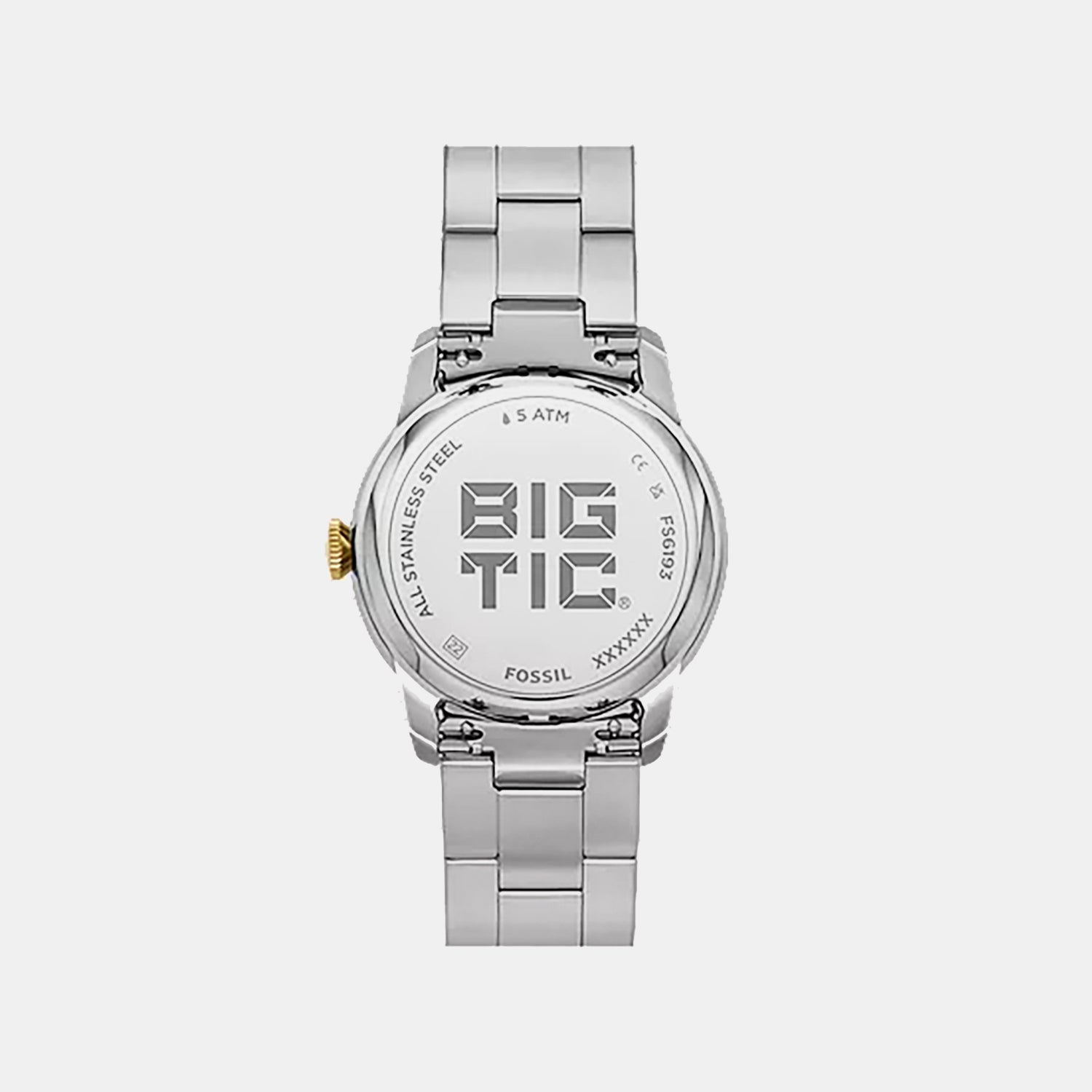 Townsman Men Quartz Silver Dial Analog-digital Stainless Steel Watch FS6193