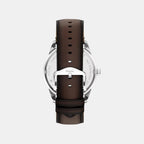 Pearson Men Quartz Blue Dial Multi-Function Leather Watch FS6195