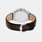 Pearson Men Quartz Blue Dial Multi-Function Leather Watch FS6195