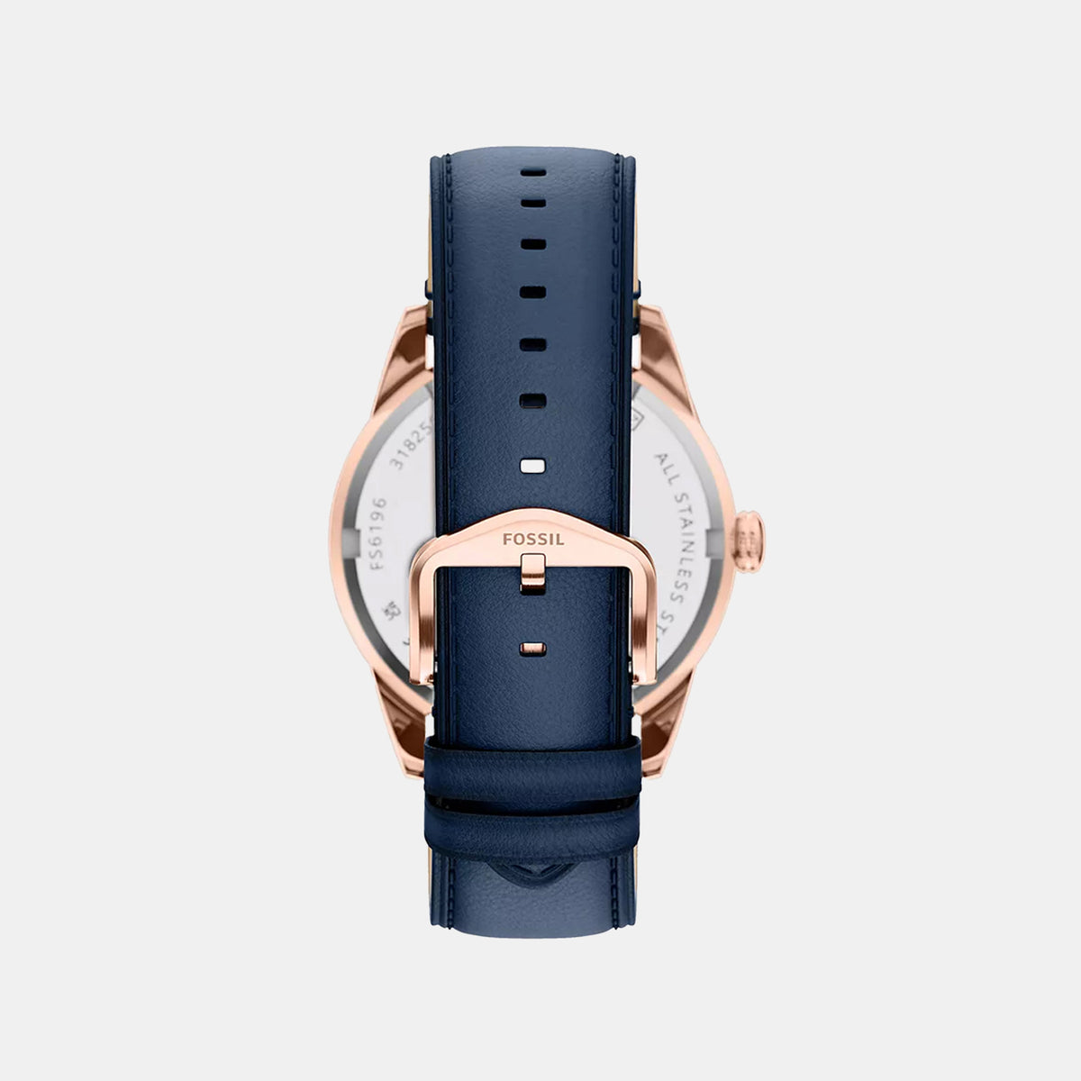 Pearson Men Quartz Blue Dial Multi-Function Leather Watch FS6196