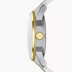 Pearson Men Quartz Green Dial Multi-Function Stainless Steel Watch FS6197