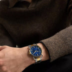 Copeland Couple Quartz Blue Dial Analog Stainless Steel Watch FS6198SET