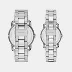 Copeland Couple Quartz Black Dial Analog Stainless Steel Watch FS6199SET