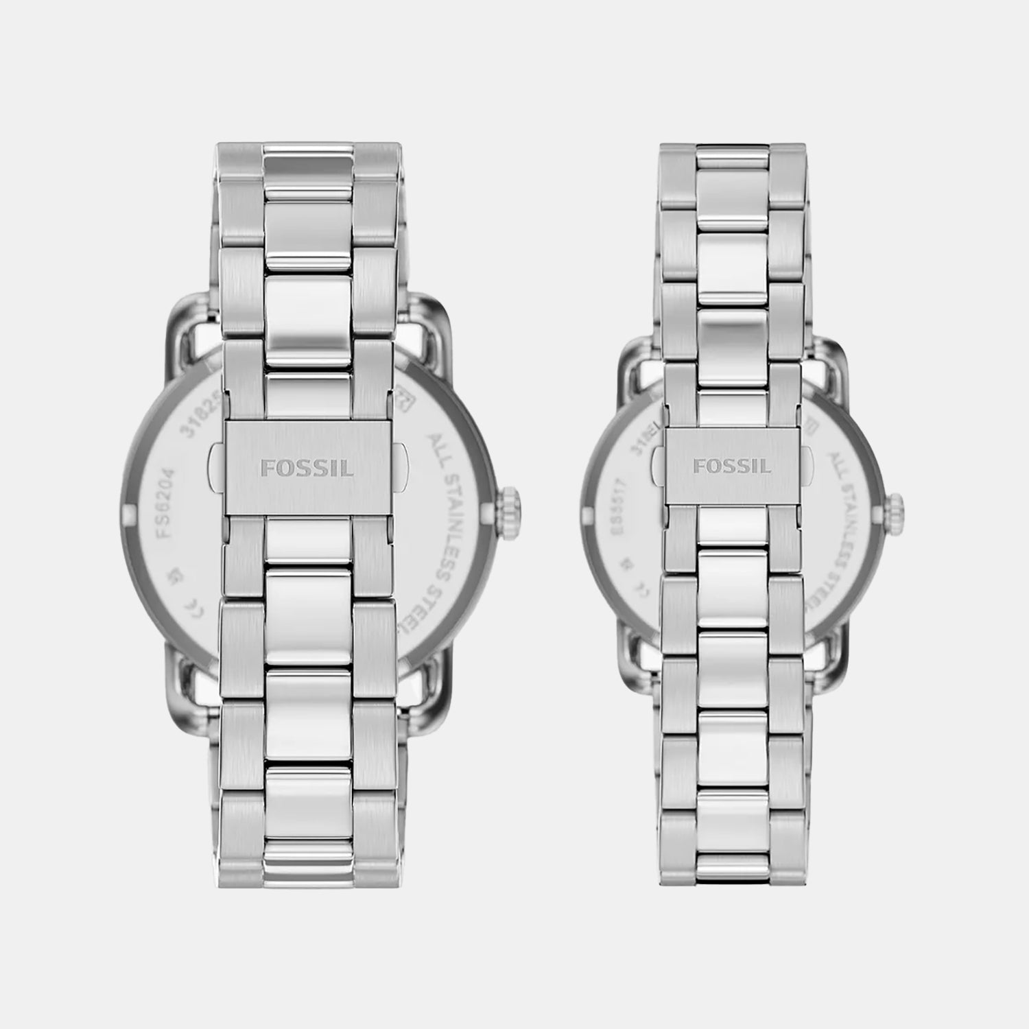 Copeland Couple Quartz Black Dial Analog Stainless Steel Watch FS6199SET