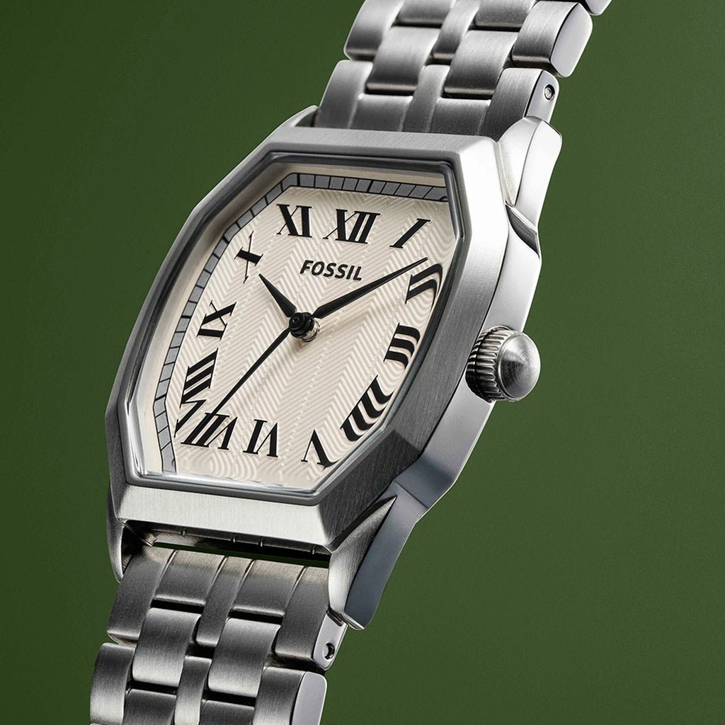 Harlow Women Quartz Cream Dial Analog Stainless Steel Watch FS6211