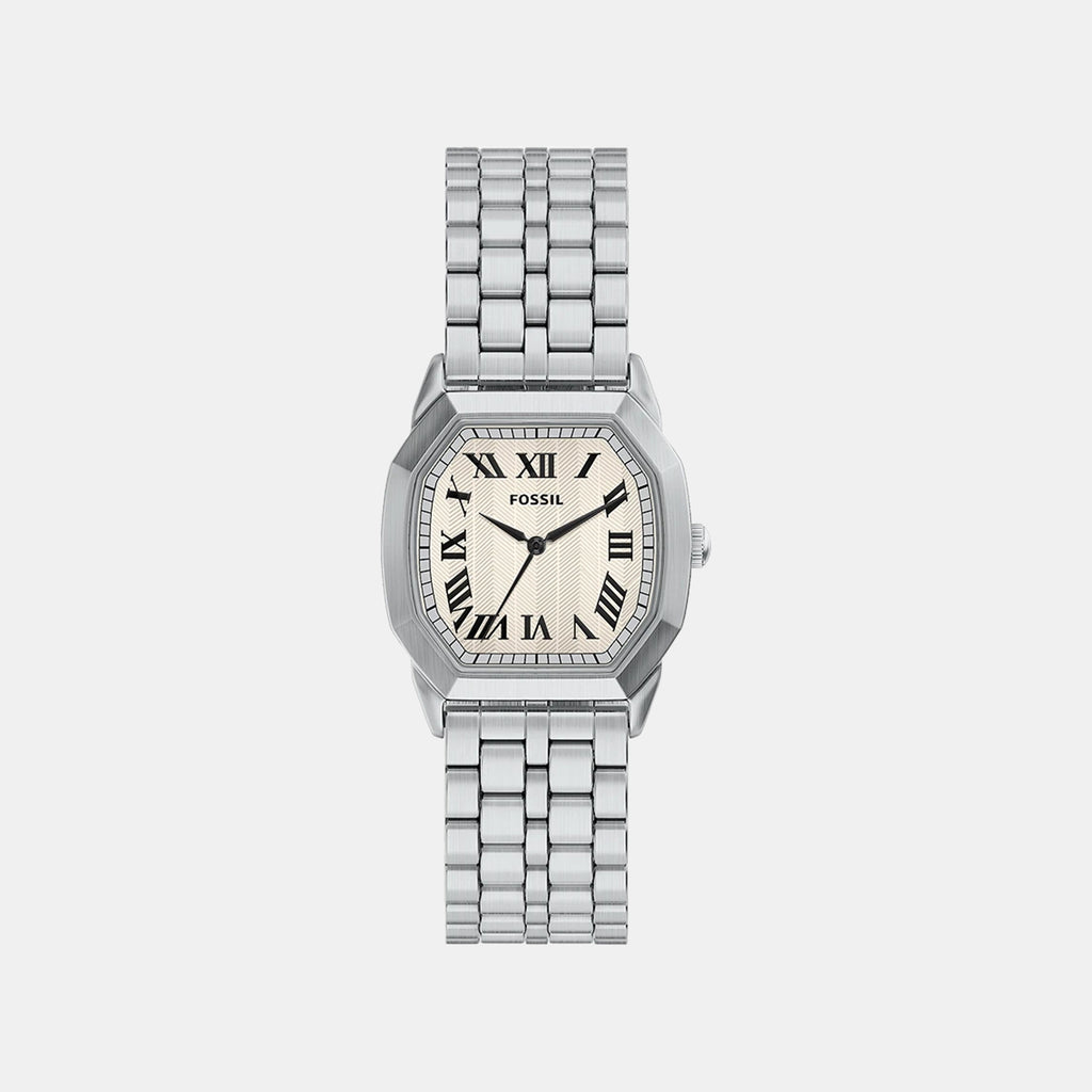 Harlow Women Quartz Cream Dial Analog Stainless Steel Watch FS6211