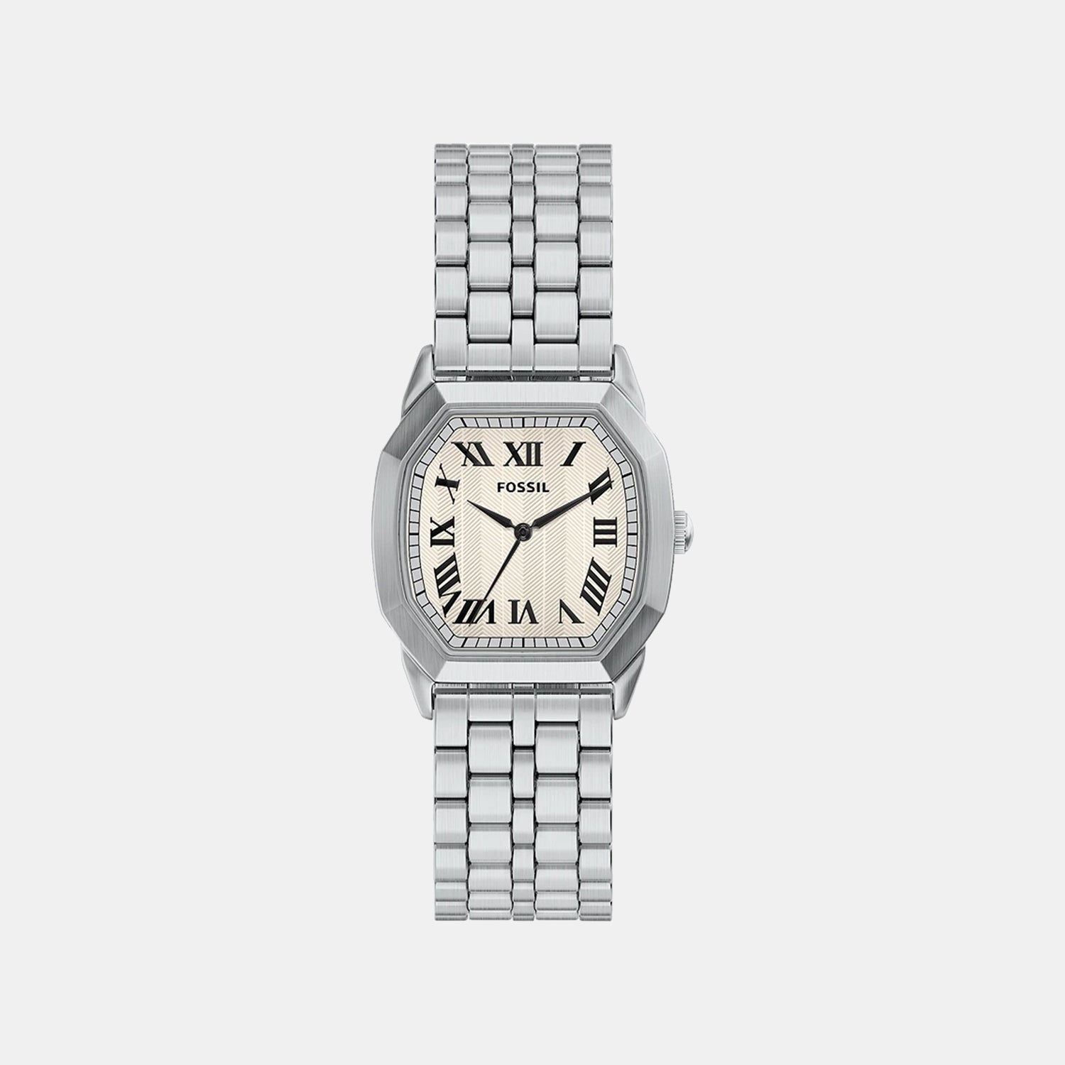 Harlow Women Quartz Cream Dial Analog Stainless Steel Watch FS6211