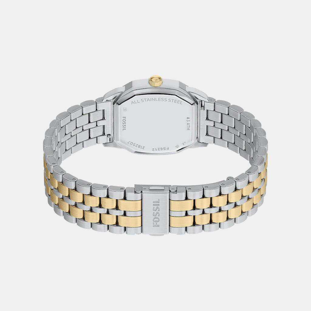 Harlow Women Quartz Cream Dial Analog Stainless Steel Watch FS6212