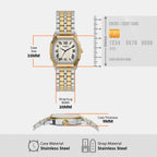 Harlow Women Quartz Cream Dial Analog Stainless Steel Watch FS6212