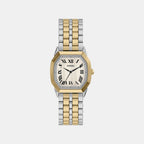 Harlow Women Quartz Cream Dial Analog Stainless Steel Watch FS6212