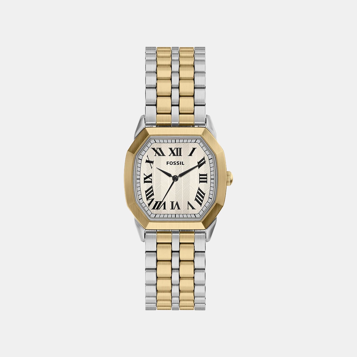 Harlow Women Quartz Cream Dial Analog Stainless Steel Watch FS6212