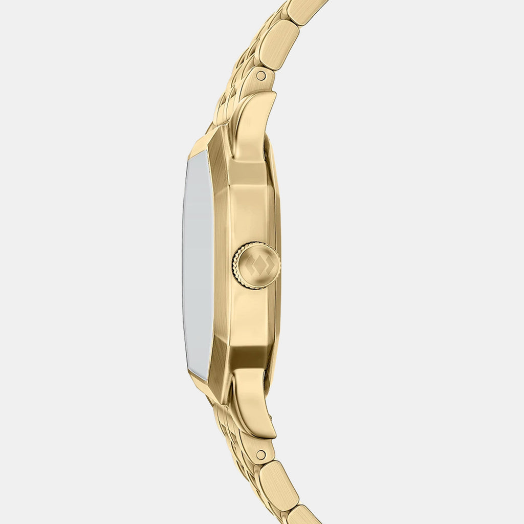 Harlow Women Quartz Black Dial Analog Stainless Steel Watch FS6213