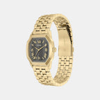 Harlow Women Quartz Black Dial Analog Stainless Steel Watch FS6213