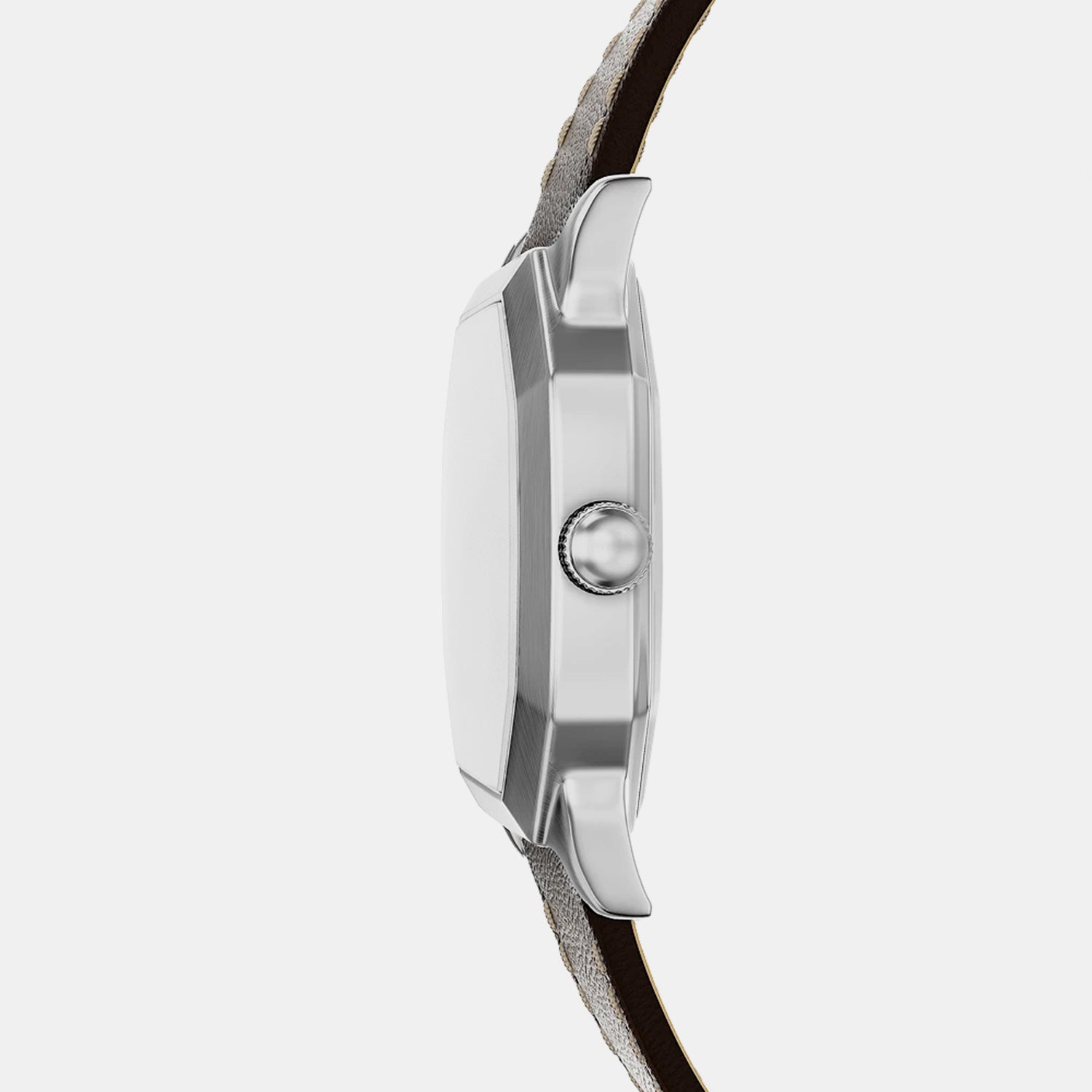 Harlow Women Quartz Cream Dial Analog Leather Watch FS6214