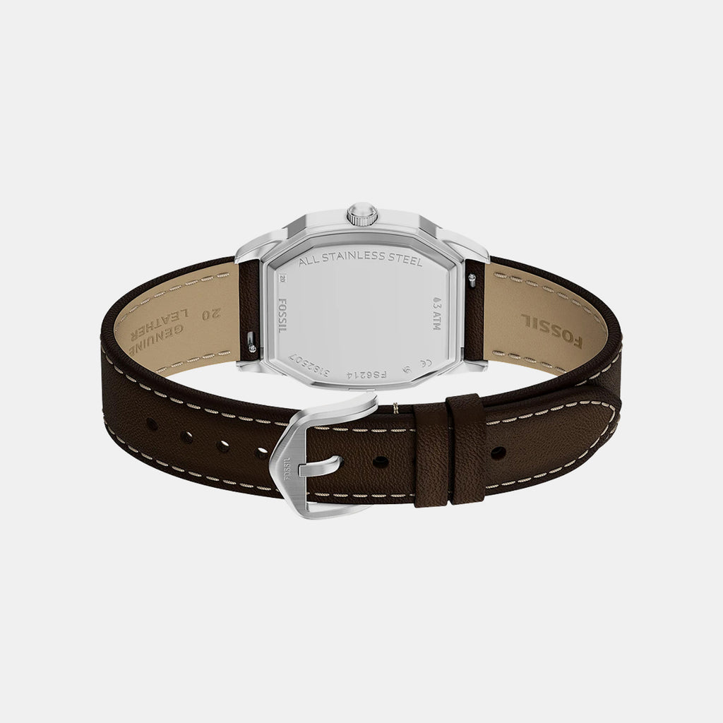 Harlow Women Quartz Cream Dial Analog Leather Watch FS6214