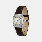 Harlow Women Quartz Cream Dial Analog Leather Watch FS6214