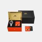Signature Men Automatic Black Dial Analog Stainless Steel Watch FSI1000