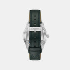 Signature Men Automatic Green Dial Analog Leather Watch FSI1002
