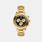 Signature Men Quartz Black Dial Chronograph Stainless Steel Watch FSI2000