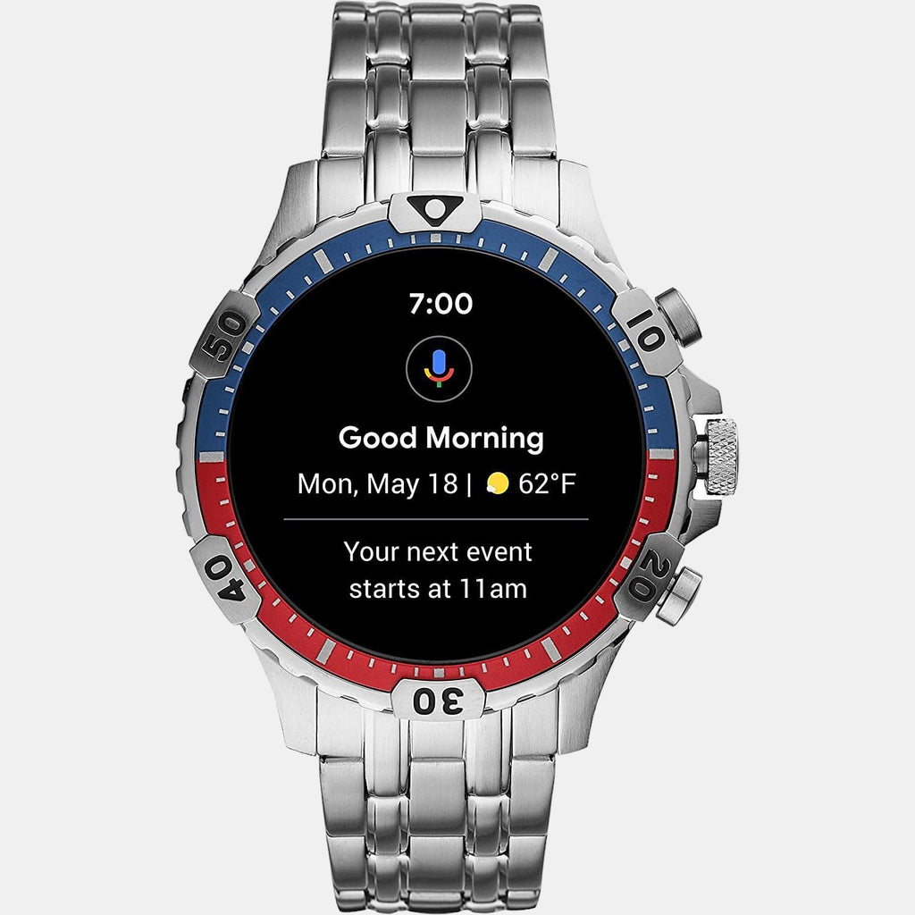 Fossil Round Automatic Digital Men watch