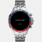 Fossil 46 mm Silver Automatic watch