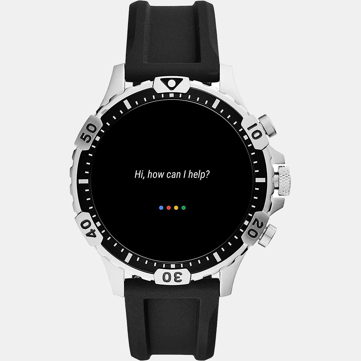 Fossil Silicone Black watch