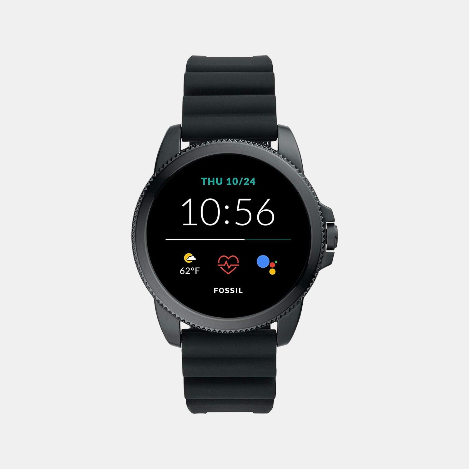 Fossil Round Black Digital watch