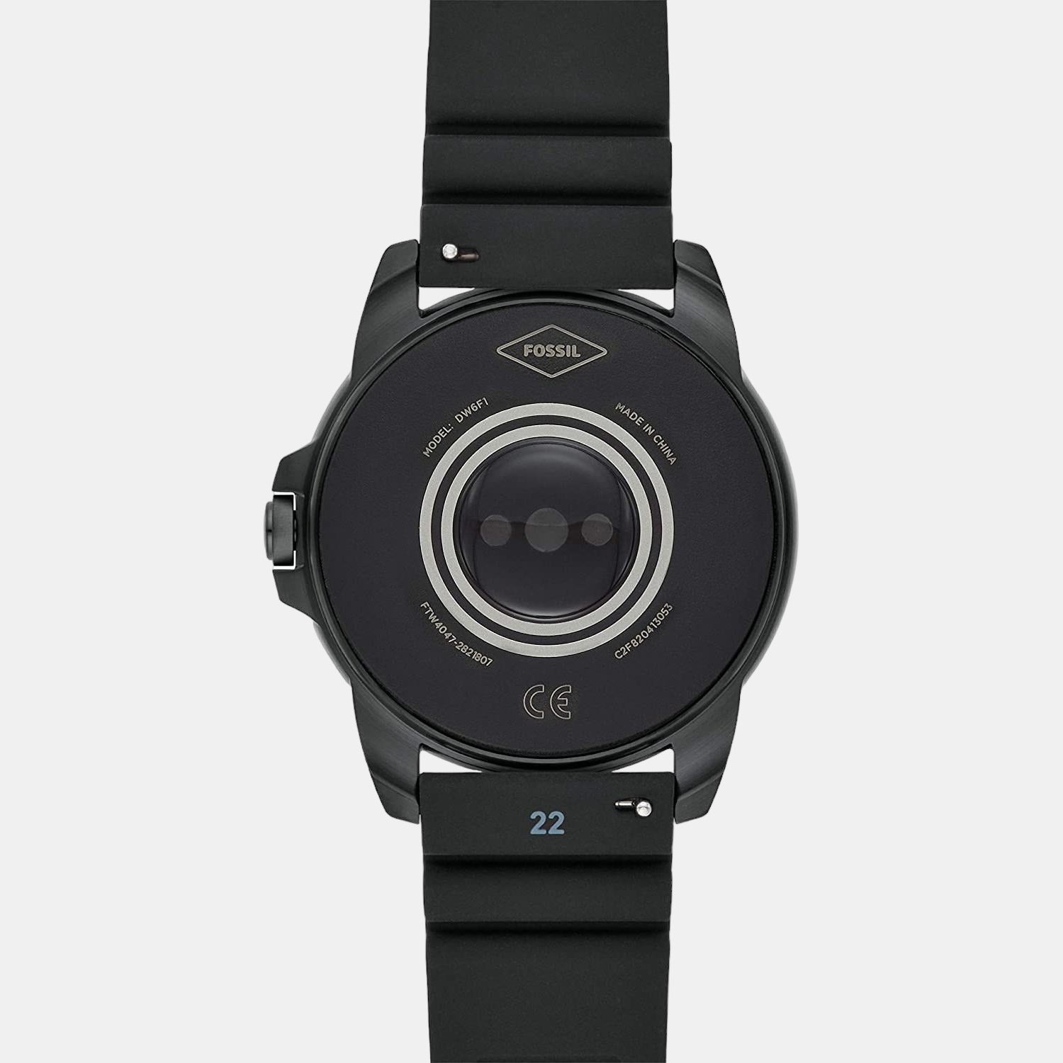 Fossil Silicone Black watch