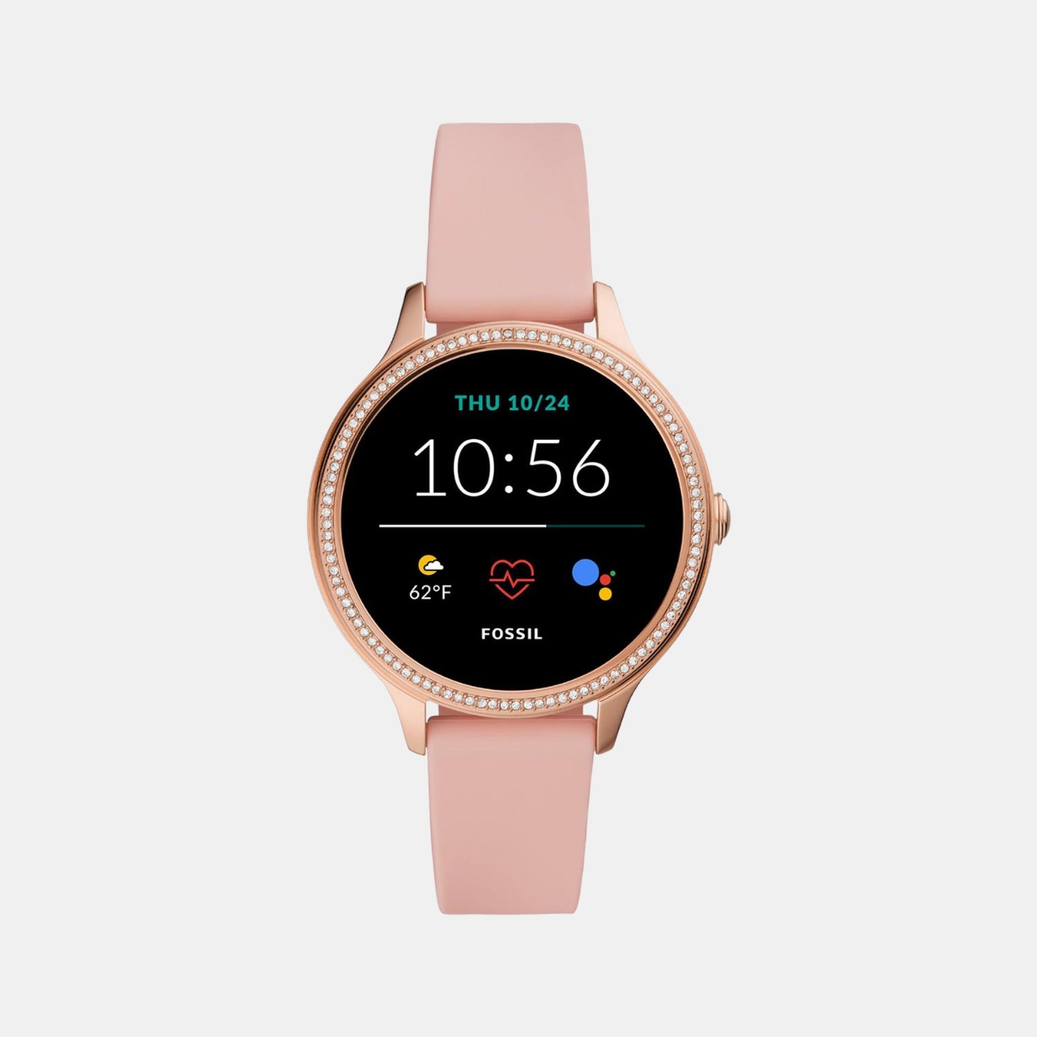 Fossil Round Black Digital watch