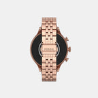 Women Quartz Black Dial Digital Stainless Steel Watch FTW6077