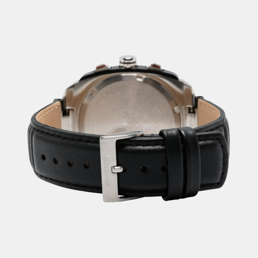 Streamliner Men Quartz Black Dial Analog Leather Watch 24142.SA.B.1.LB