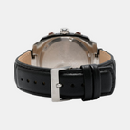 Streamliner Men Quartz Black Dial Analog Leather Watch 24142.SA.B.1.LB