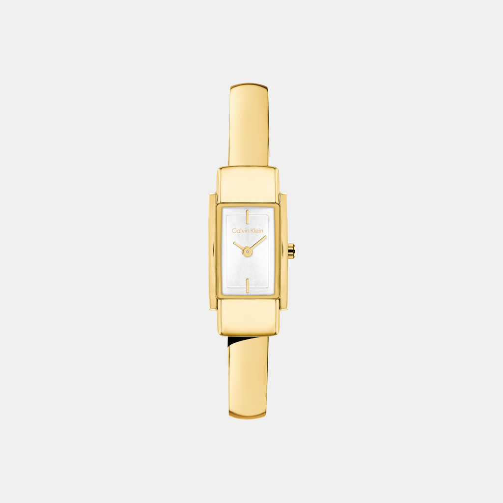 Moderne Women Quartz White Dial Analog Stainless Steel Watch 25100184