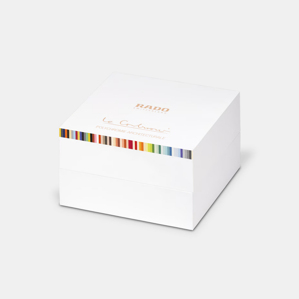 True Round Les Couleurs Le Corbusier Unisex Quartz Grey Dial Analog Ceramic Watch R27091612