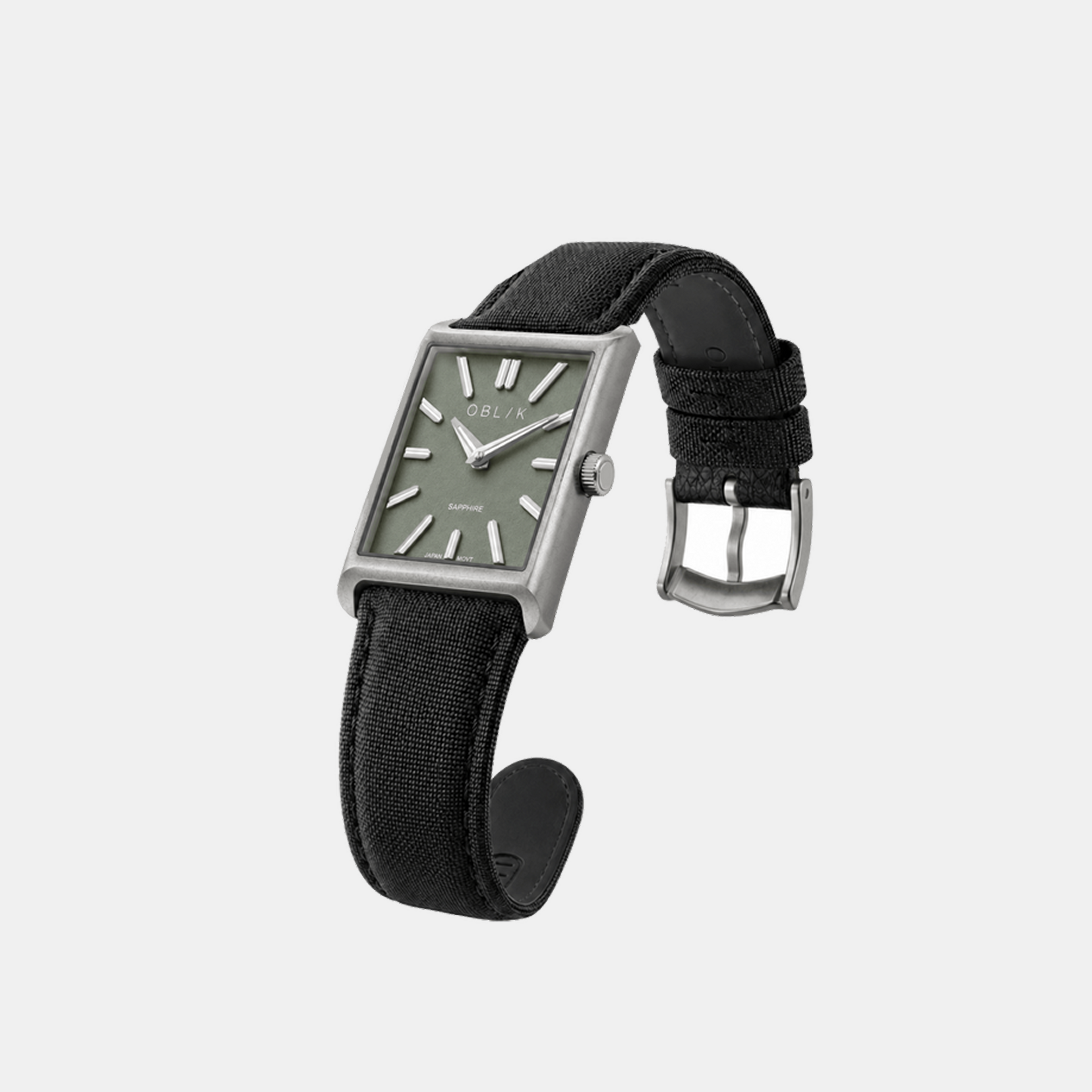 Men Quartz Grey Dial Analog Leather Watch MOMENTO-SL