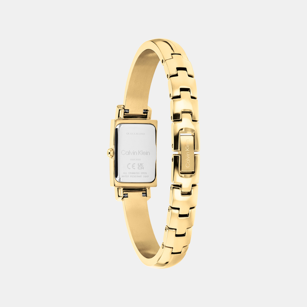 Moderne Women Quartz White Dial Analog Stainless Steel Watch 25100184
