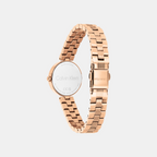 Gleam Women Quartz Blush Dial Analog Stainless Steel Watch 25100227