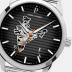 Men Automatic Black Dial Analog Stainless Steel Watch 430D131