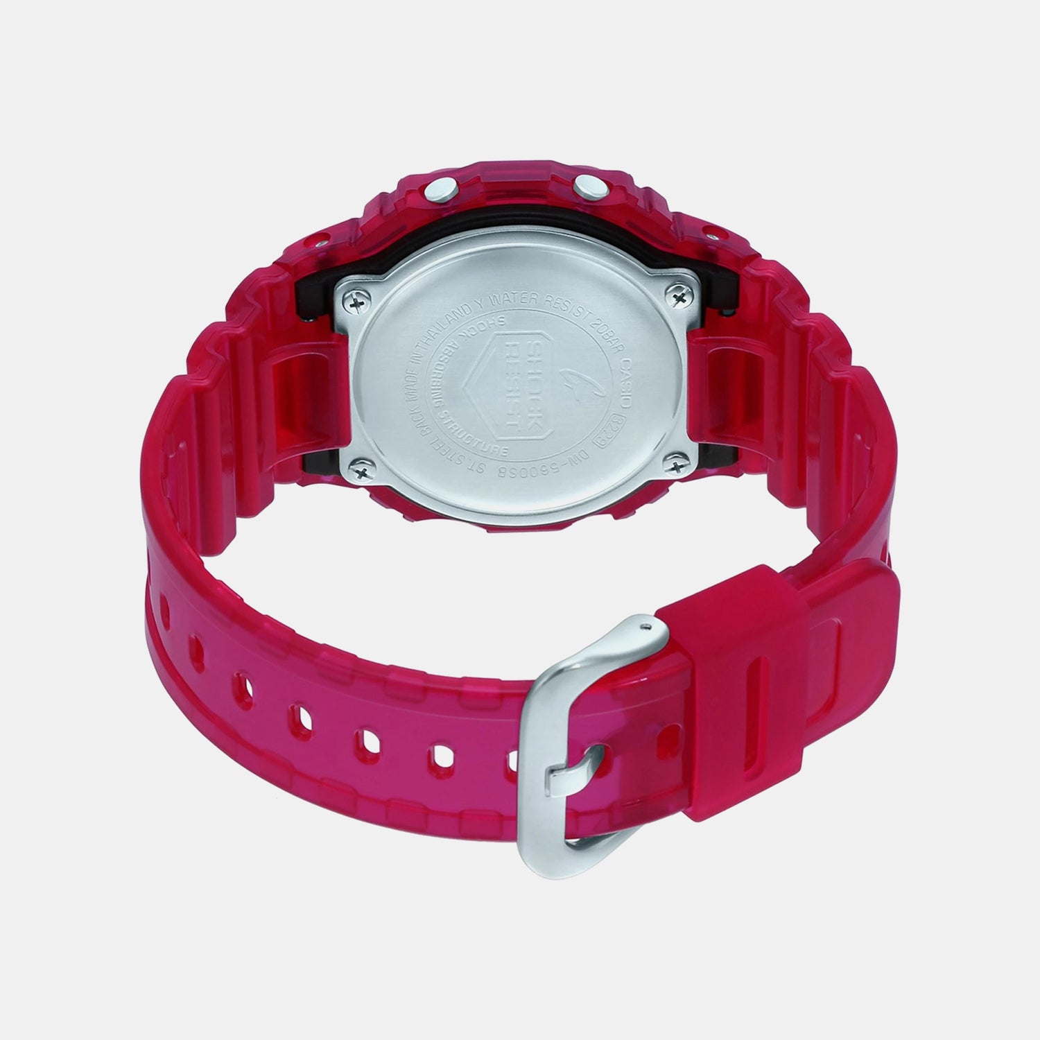 G-Shock Men Quartz Pink Dial Digital Resin Watch G1005