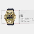 G-Shock Men Quartz Gold Dial Digital Resin Watch G1027